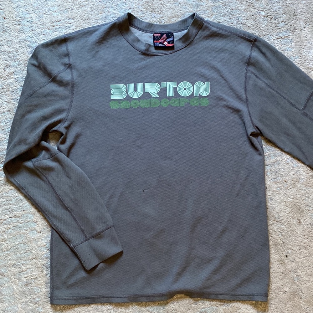 🌺 2 for $30 Vintage Burton Base Layer Men’s L - Picture 2 of 11